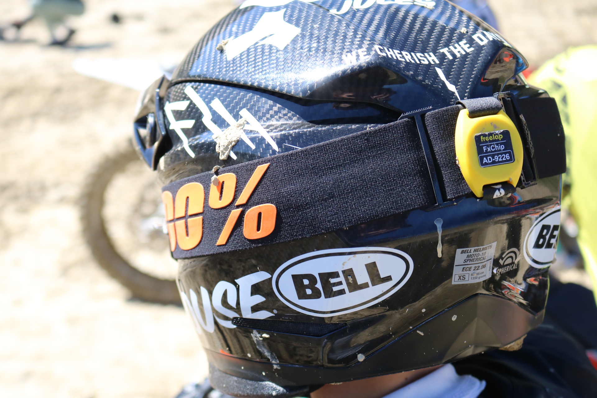 Freelap motocross training in action